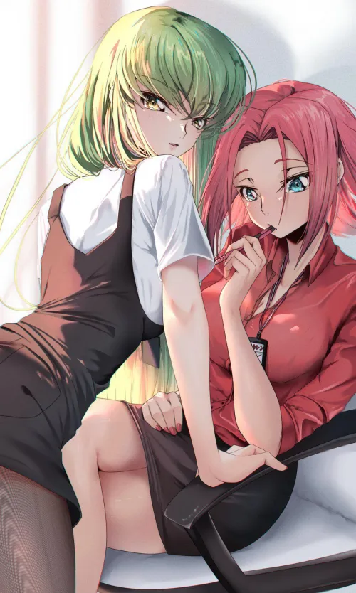 CC & Kallen Kozuki [Code Geass]
