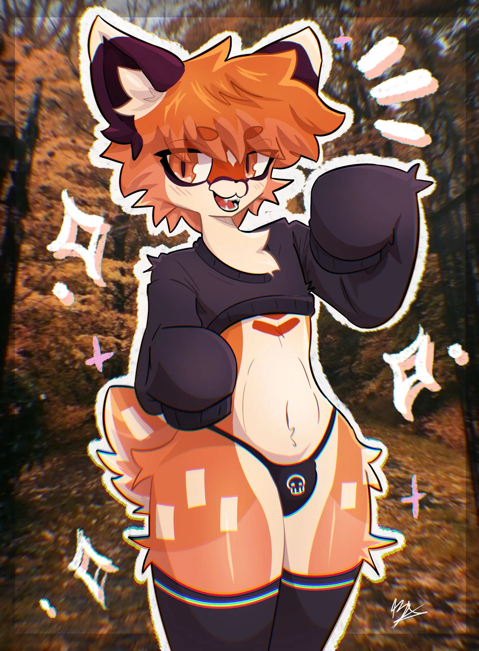 Drawing I made for my friend :3 (OC) (BachellaA)