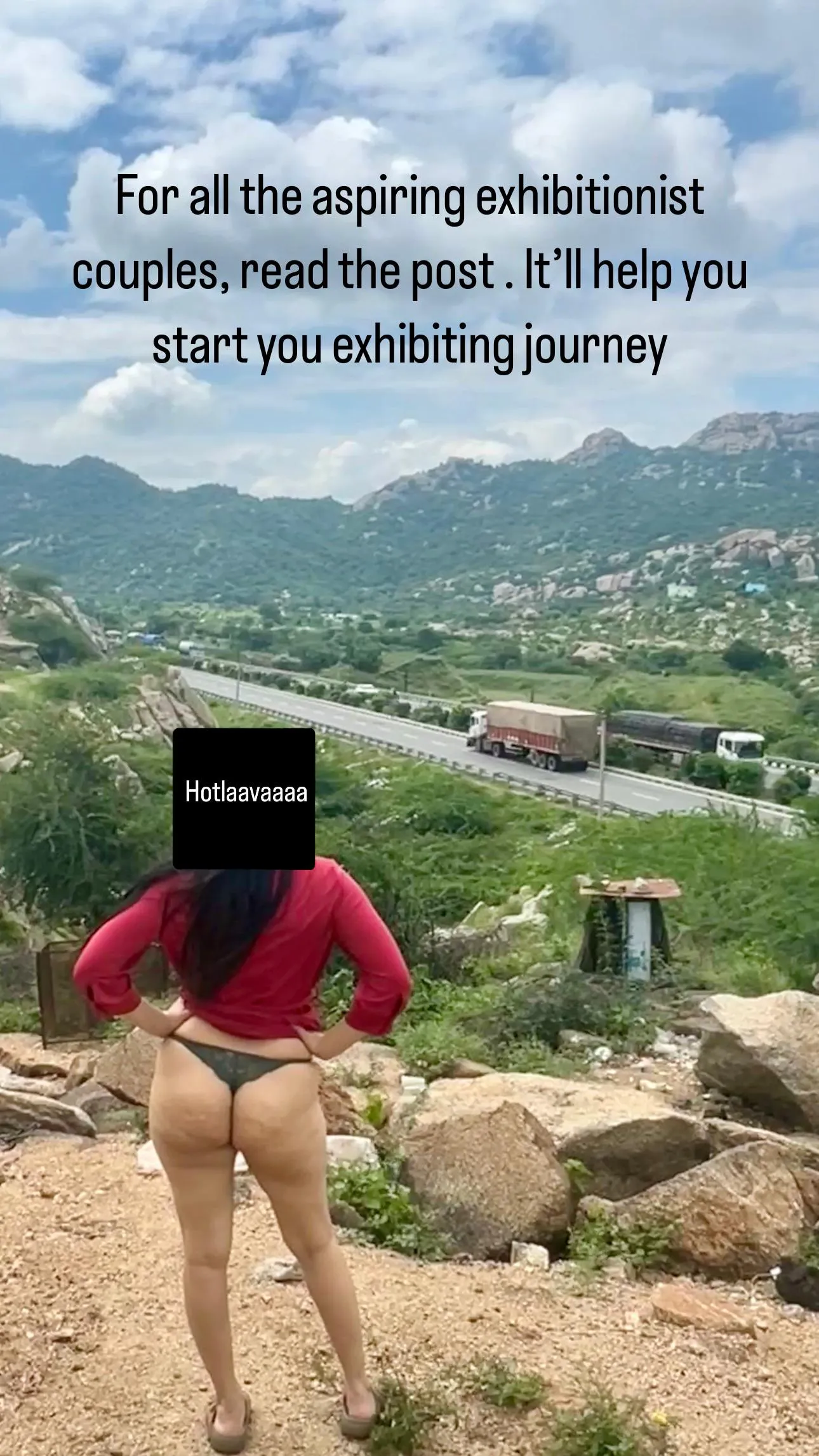 For all the aspiring exhibitionist couples… please read it