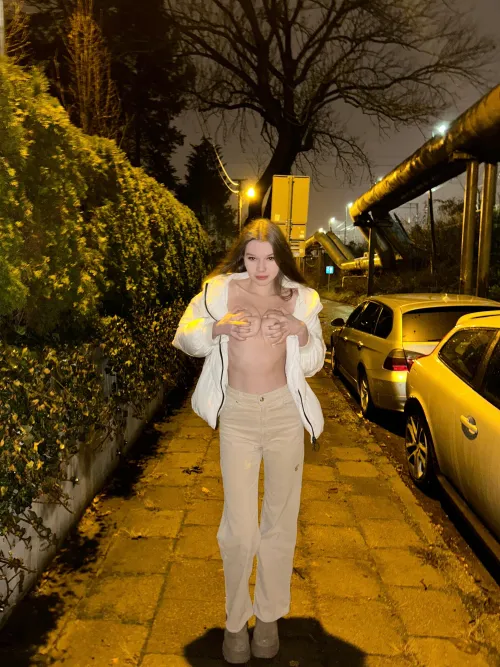 I like to show it like this on the street