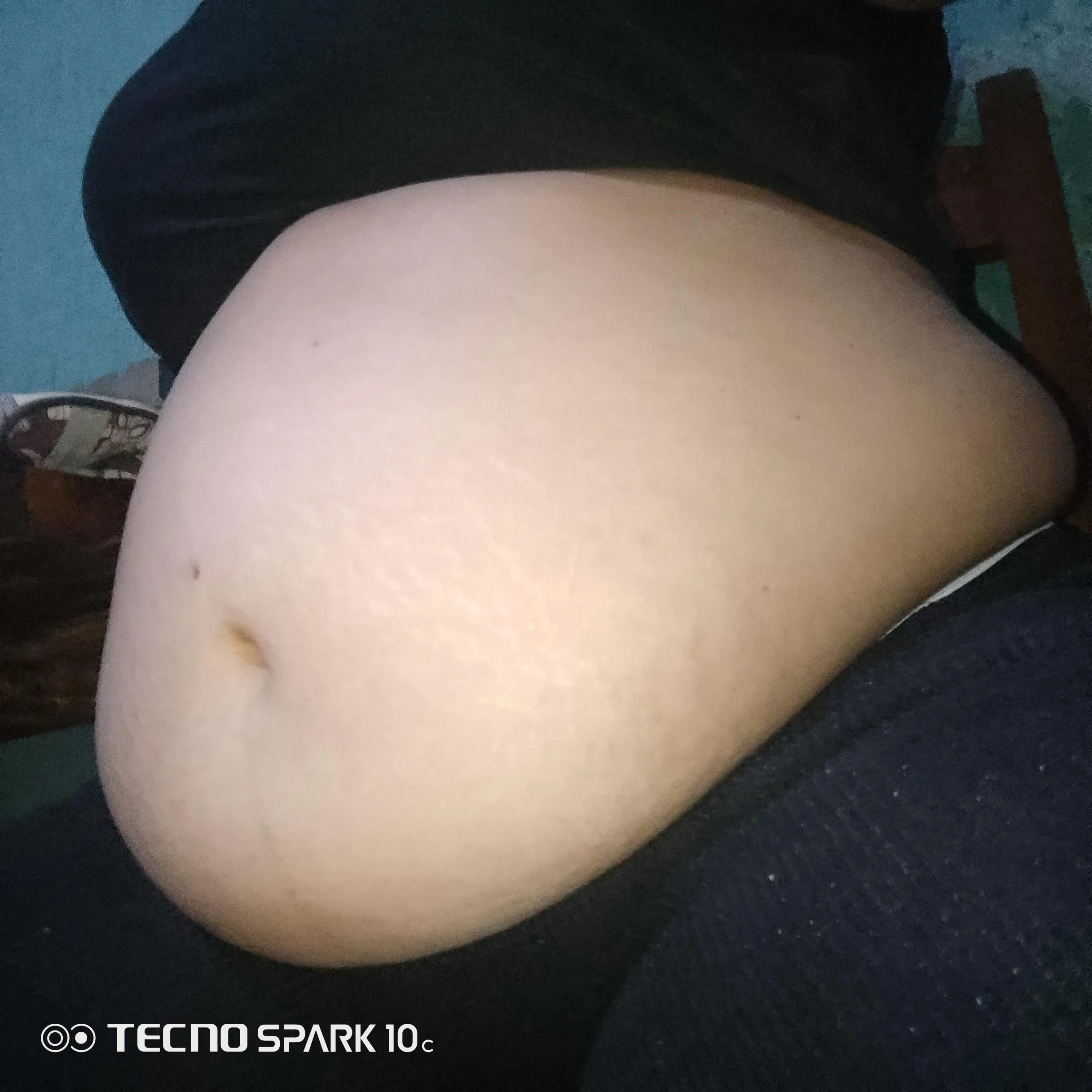 I'm so full I can hardly breathe.