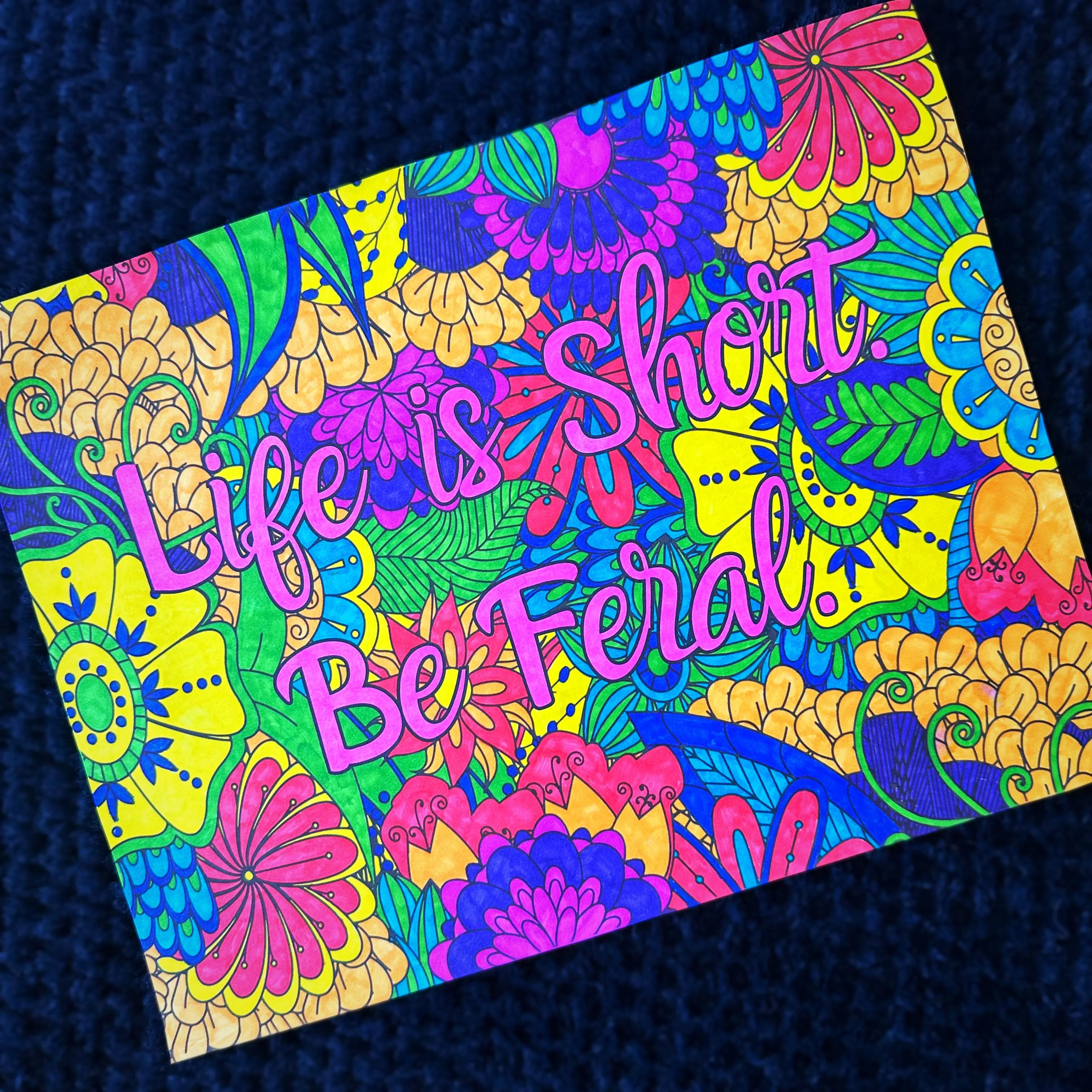 Interrupting your scroll with a sprinkle of feral encouragement ✨ Carry on ✨