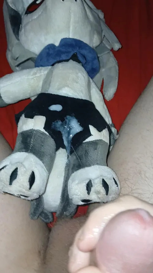 Jerking off this morning and decided to invite Loona