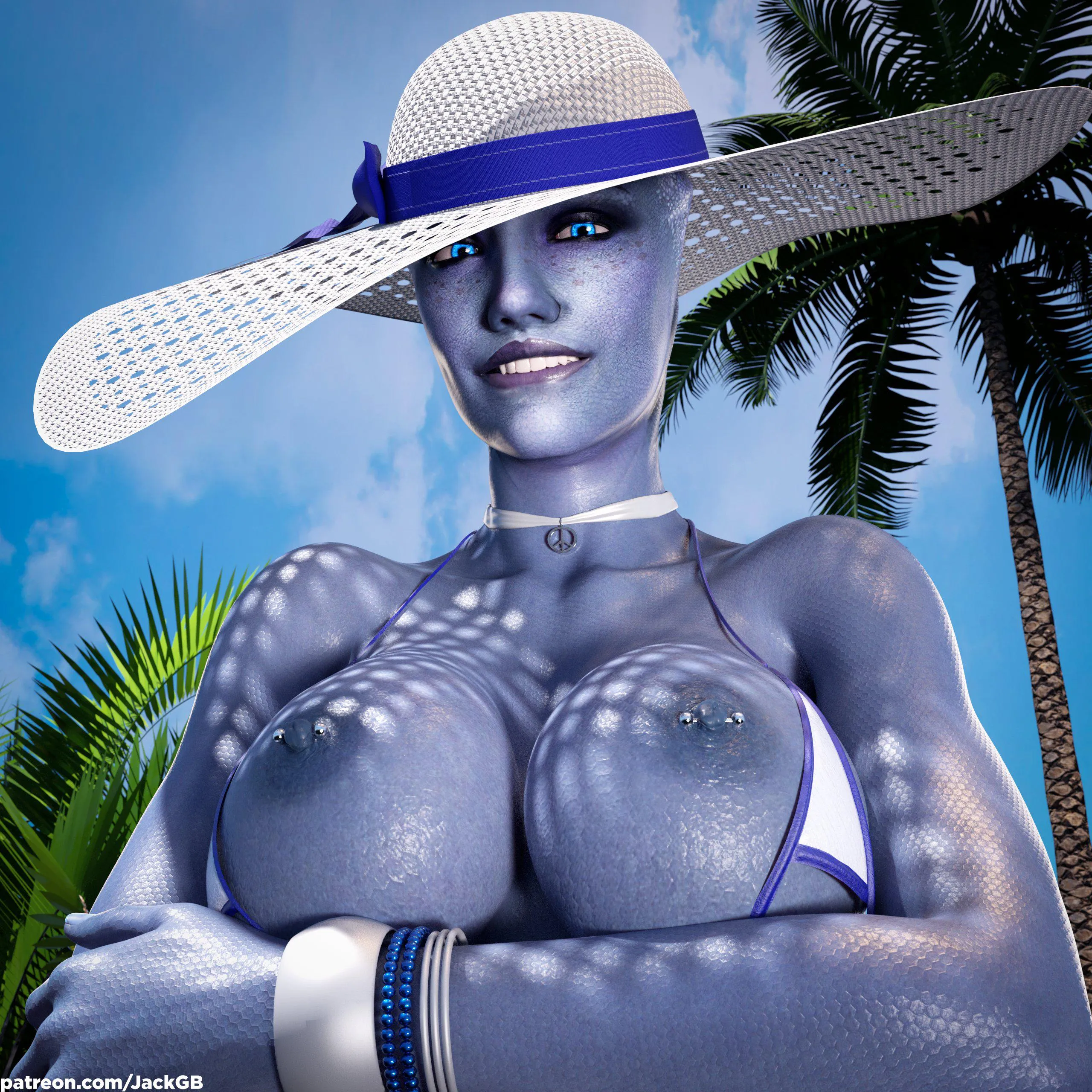 Liara Amazing Tits (JackGB_NSFW)
