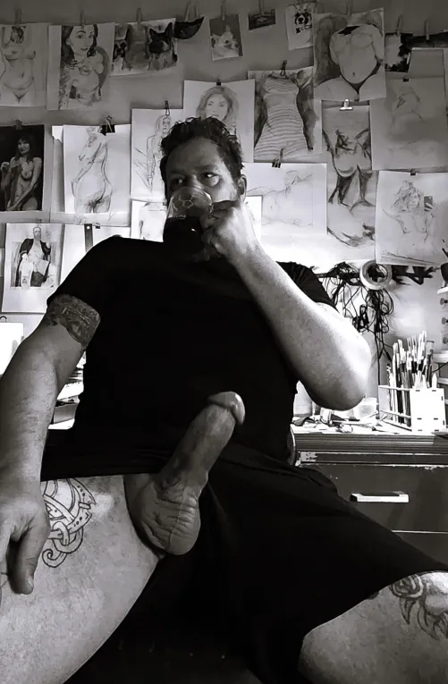 Morning coffee and...