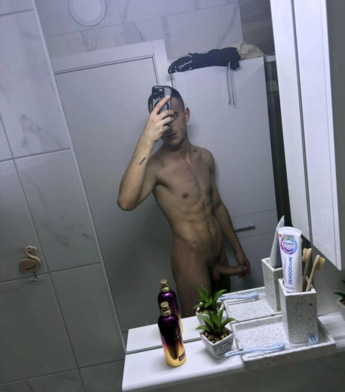 Naked in the work bathroom (21)