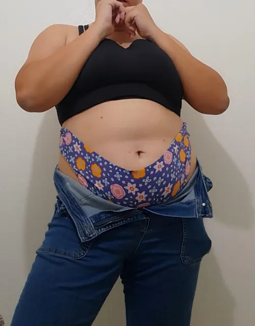 Pink, orange, and purple panties