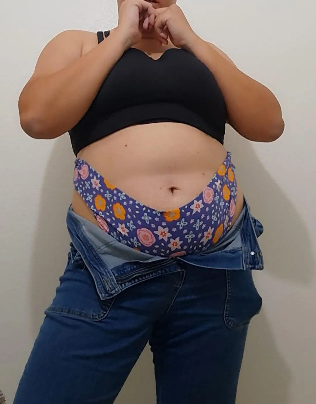 Pink, orange, and purple panties