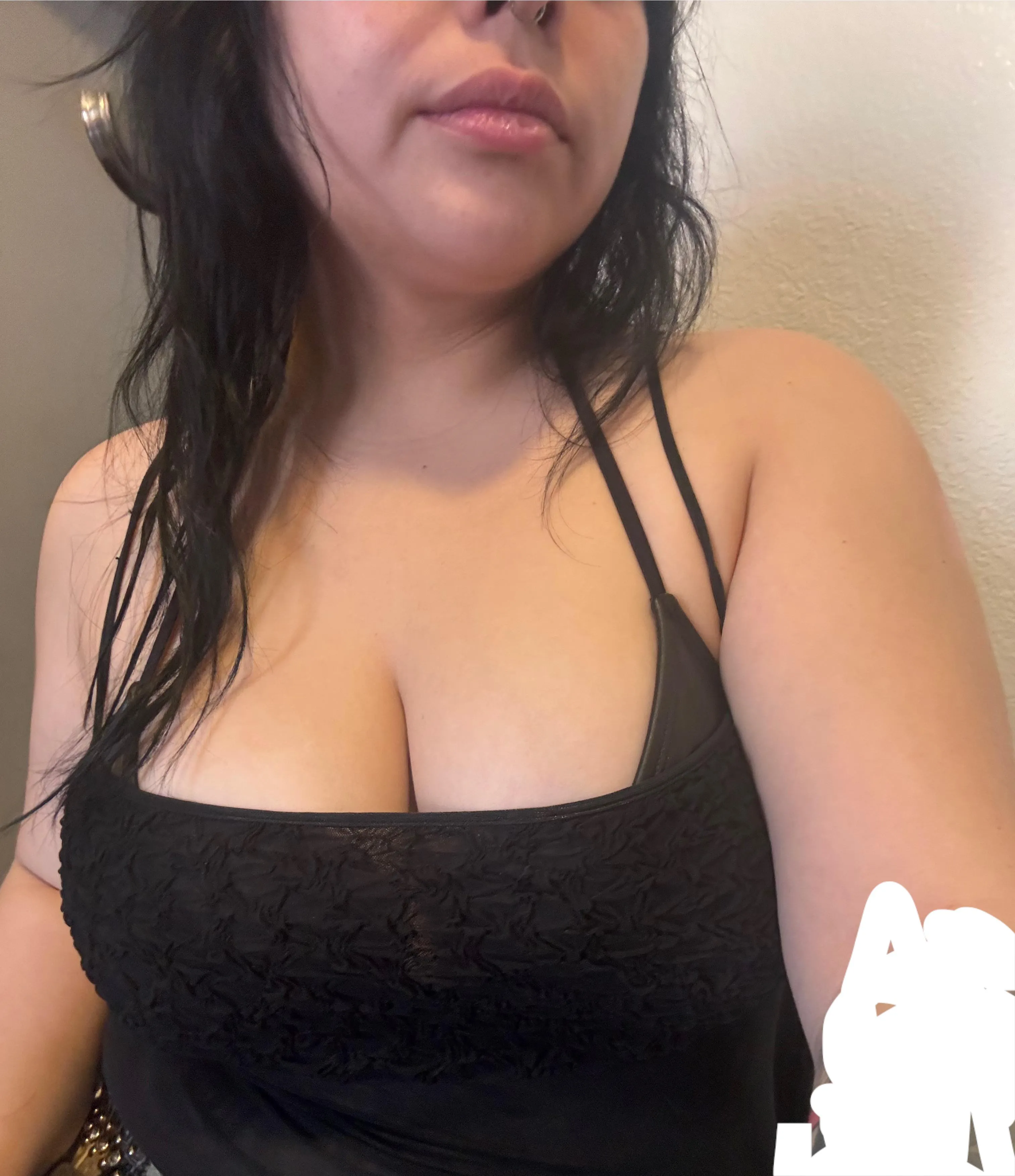 Sheer top over my bikini top