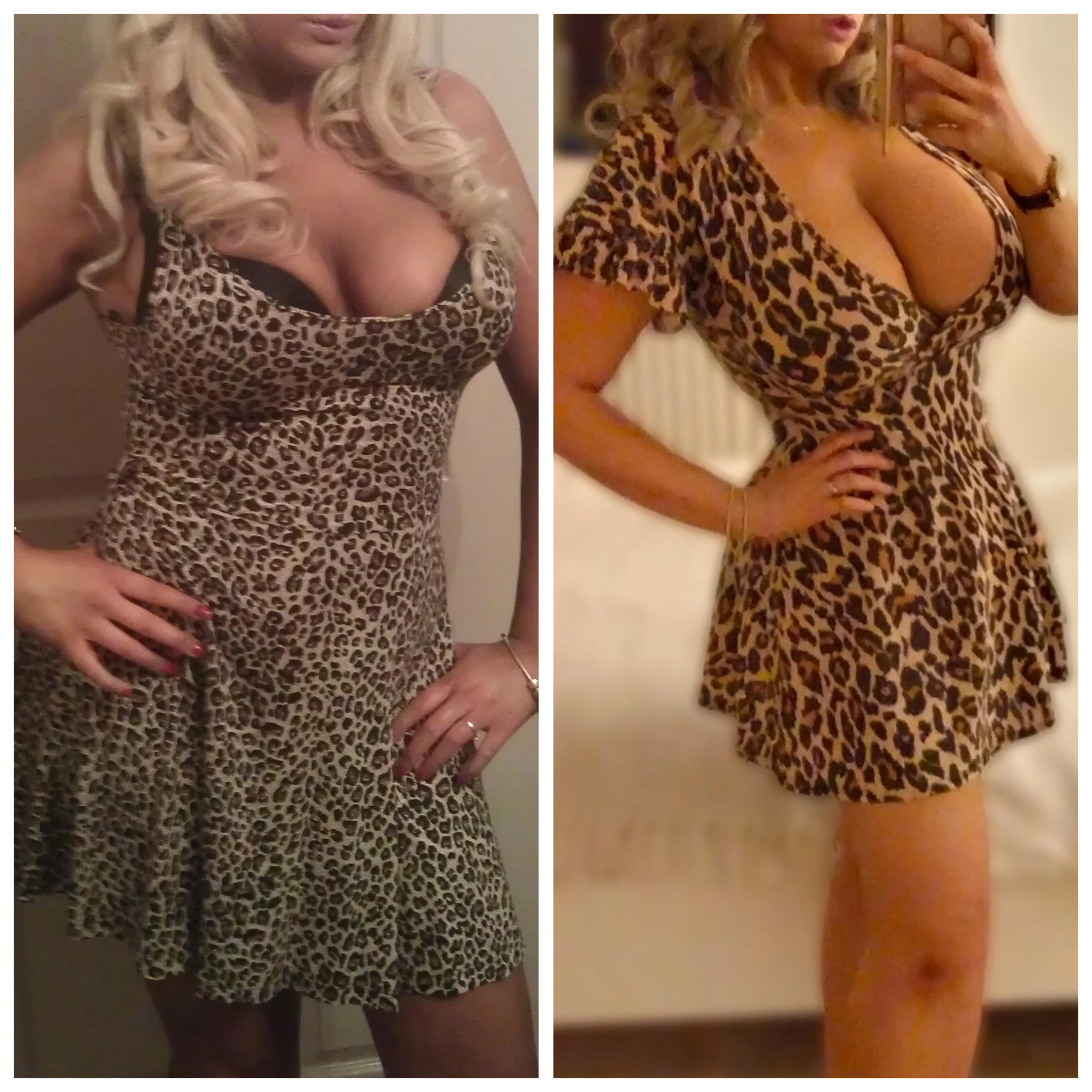 Since you liked my last comparison, here's how they look clothed. 2011 32DD - 2025 32GG