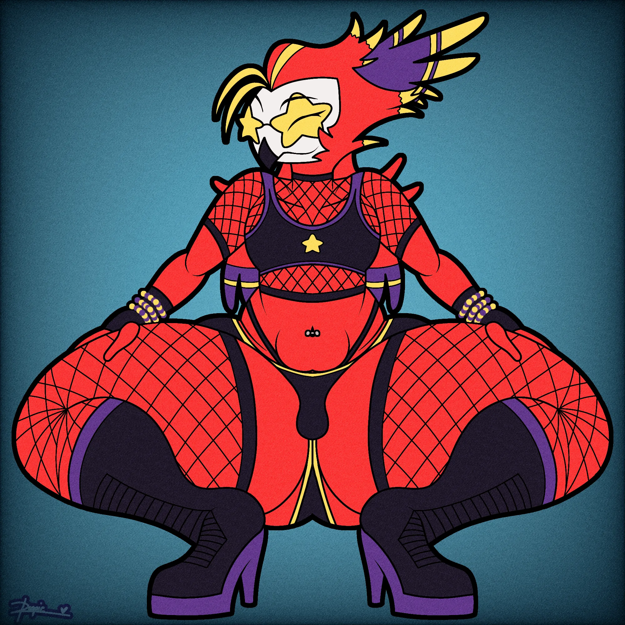 Vassago's new outfit - @StoopieDoopie on Twitter