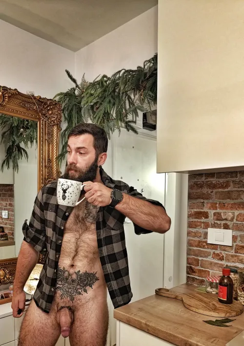 Yeah i drink coffee Like this