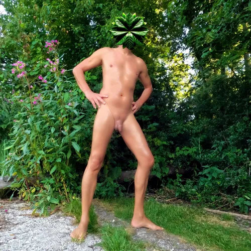 after swimming in a lake