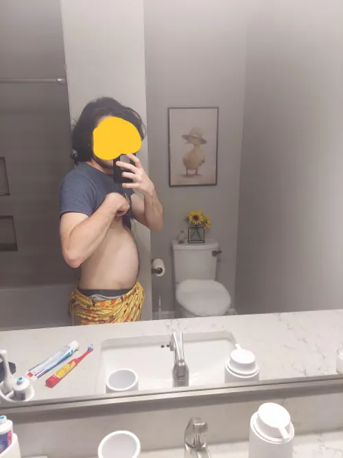 Ballooning twink keeps stuffing himself