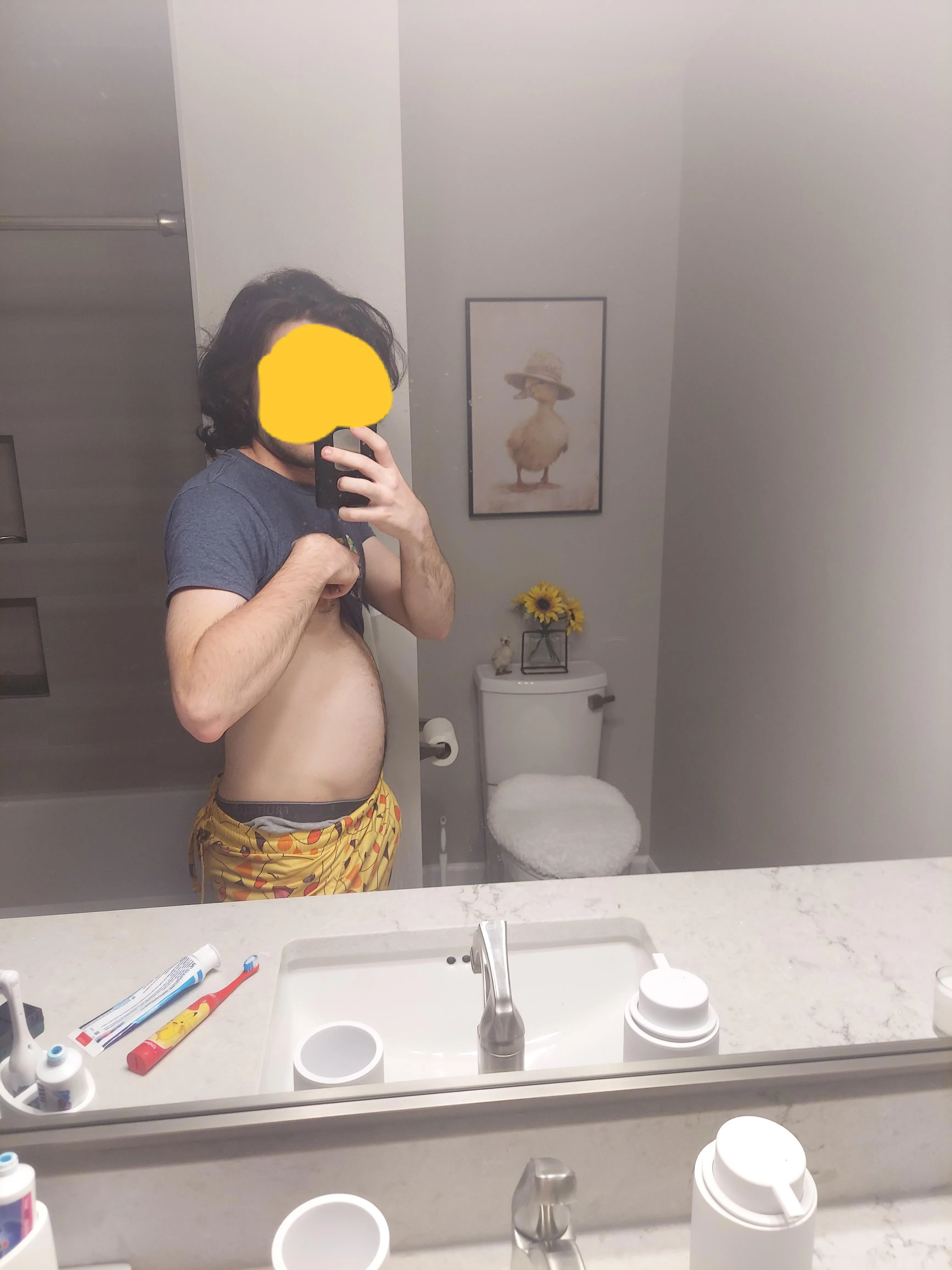 Ballooning twink keeps stuffing himself