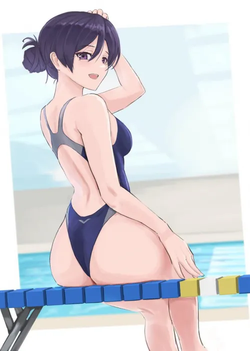 Competition Swimsuit Poolside Beauty [Original]