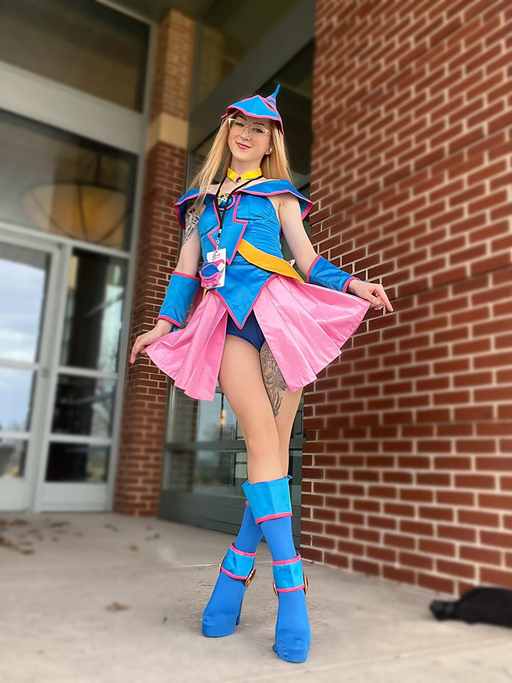 Cosplaying as the Dark Magician Girl from Yugioh ! [self]