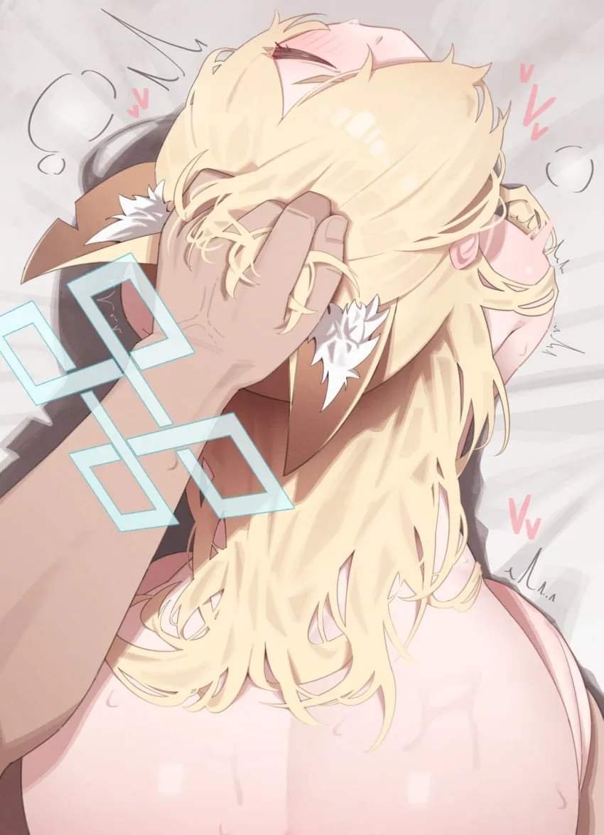 Daddy was being a bit rough with his little girl today c: