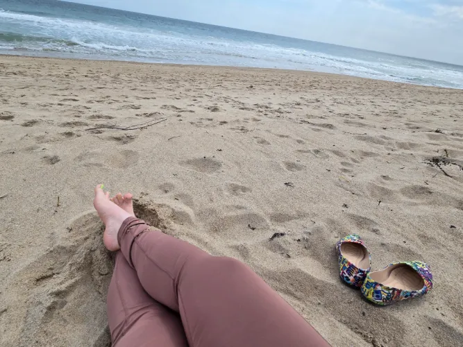 Feet on a public beach is pretty wild, right?