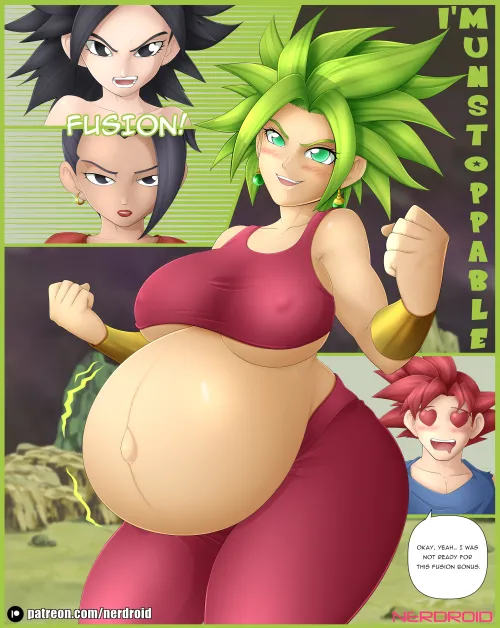 Goku eyes sparkling with surprise and admiration, seems more than happy with this unexpected twist! 😏