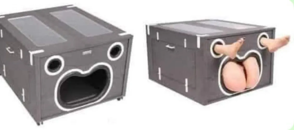 Has anyone made a reverse glory hole box like this?