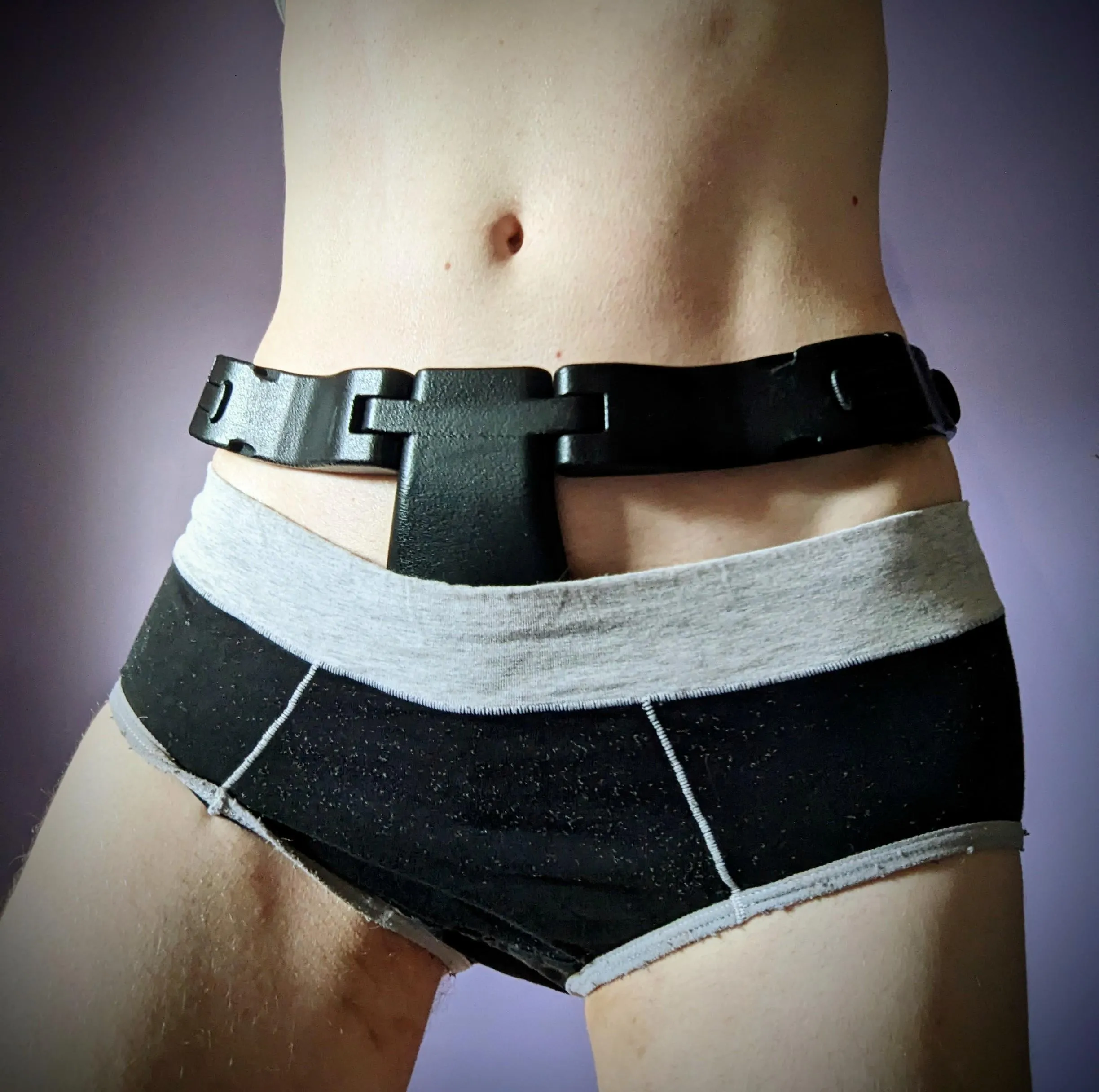 I heard some of you like seeing women's chastity belts under panties? :3