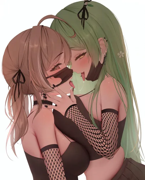 [Nanashi Mumei ] & [Ceres Fauna] Goth kiss