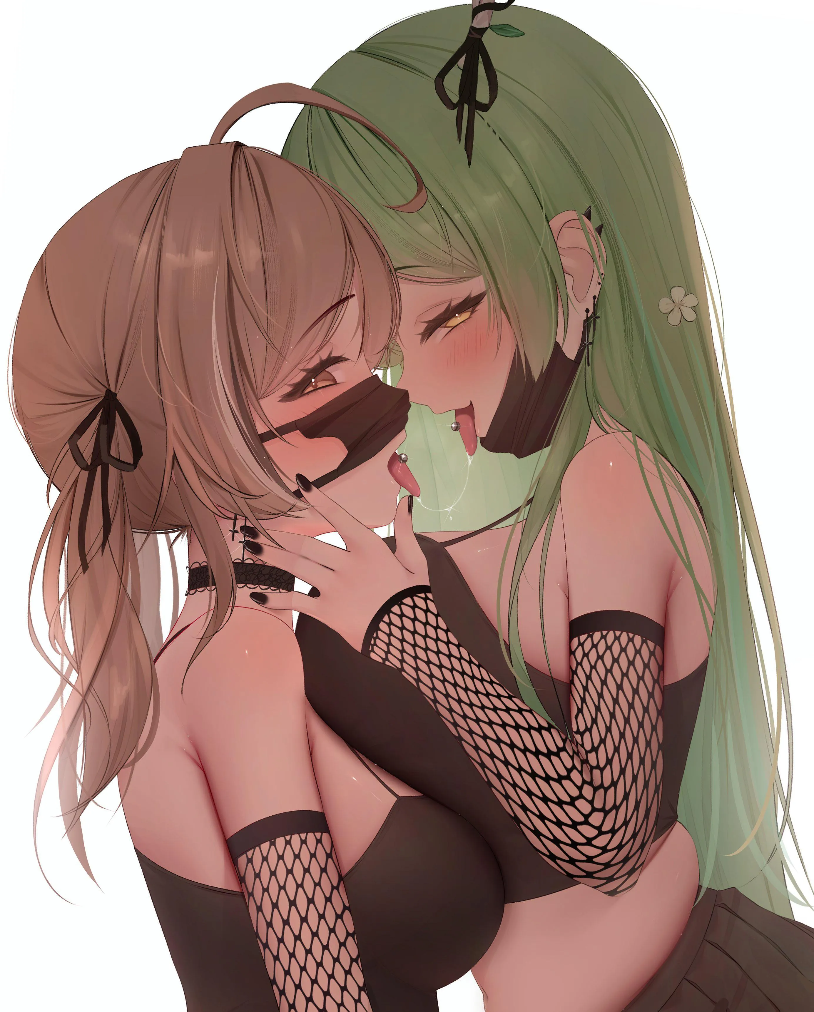 [Nanashi Mumei ] & [Ceres Fauna] Goth kiss