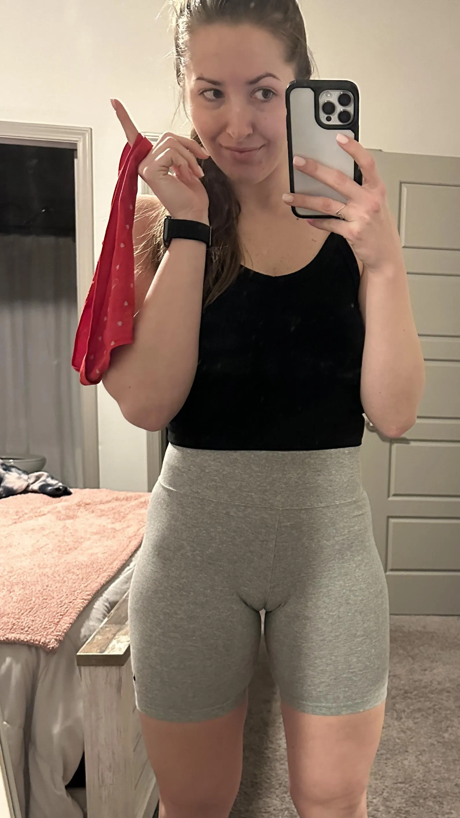 no panties = happy cameltoe