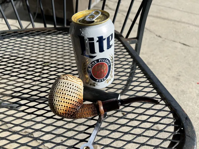 Orlik golden sliced out of my meerschaum