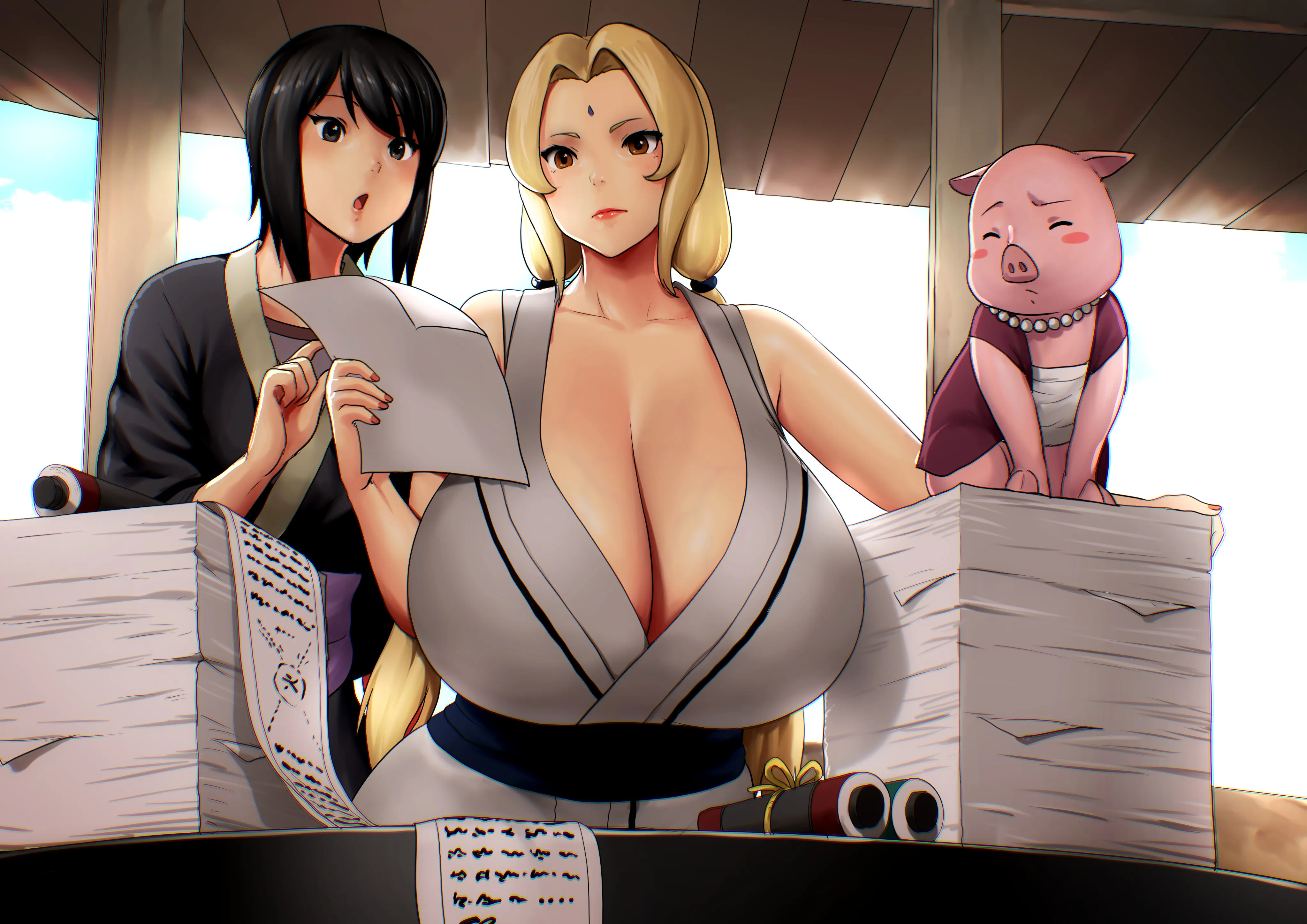 Peaceful Day at the Office [Naruto] (erkaz)