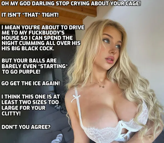 She loves seeing how frustrated you are.