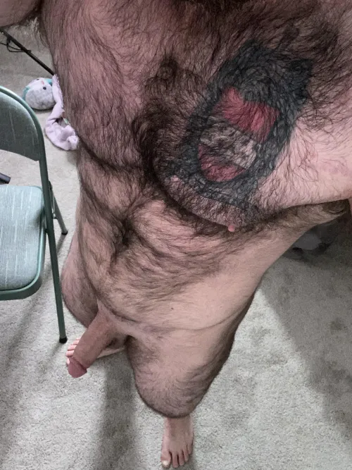 Watch this bear grow while you kiss every inch of me