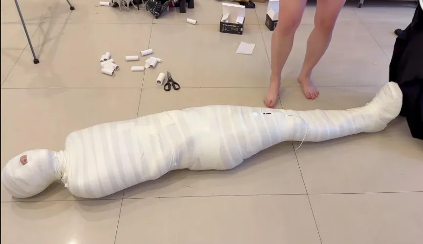 Any submissive women around the ages of 18-30 want to mummified more info in bio