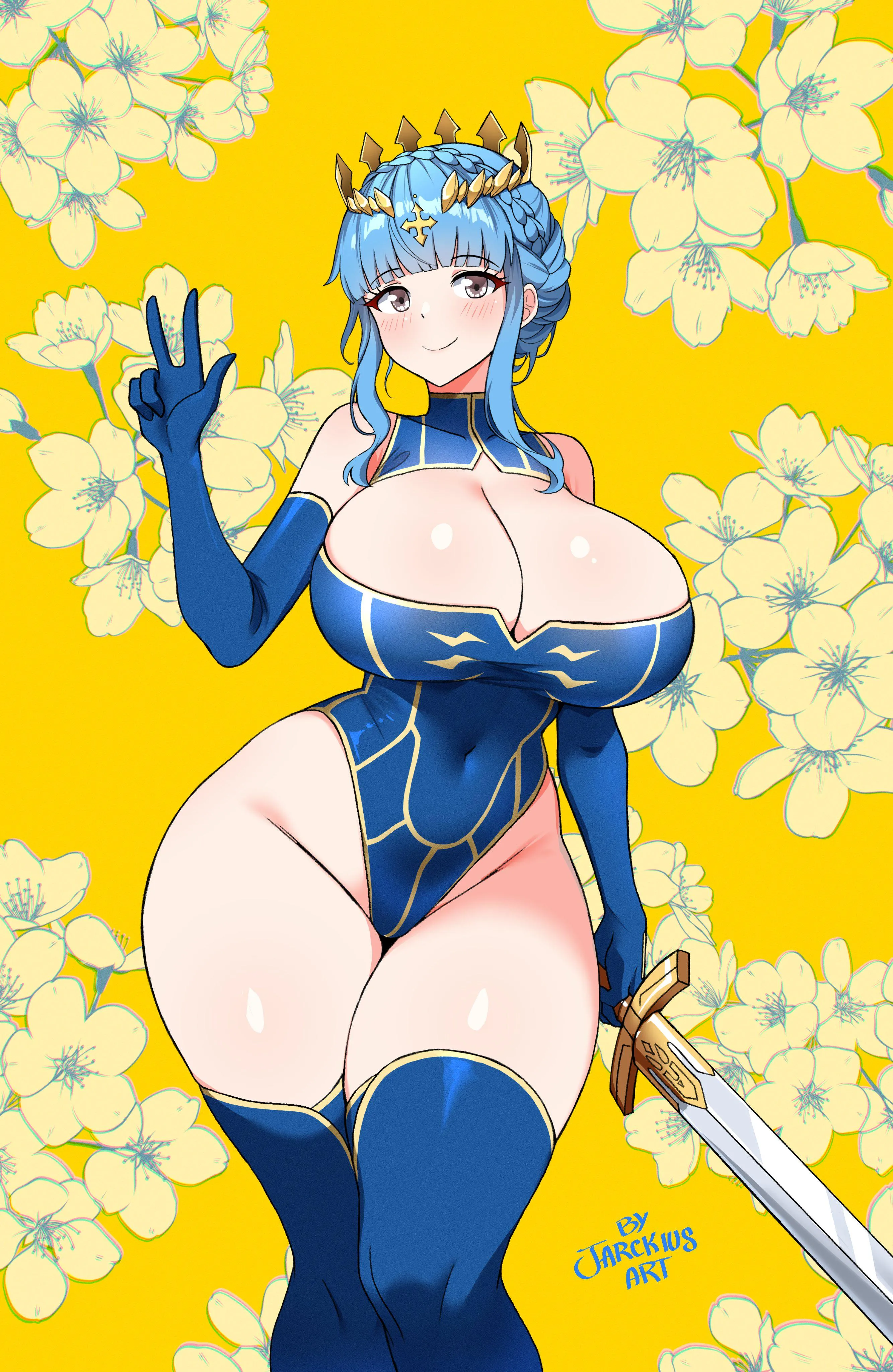 Artoria Lancer Marianne (Commission drawn by @jarckius_art)