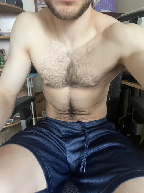 Do I put on a shirt? Or take off the shorts? 🤔