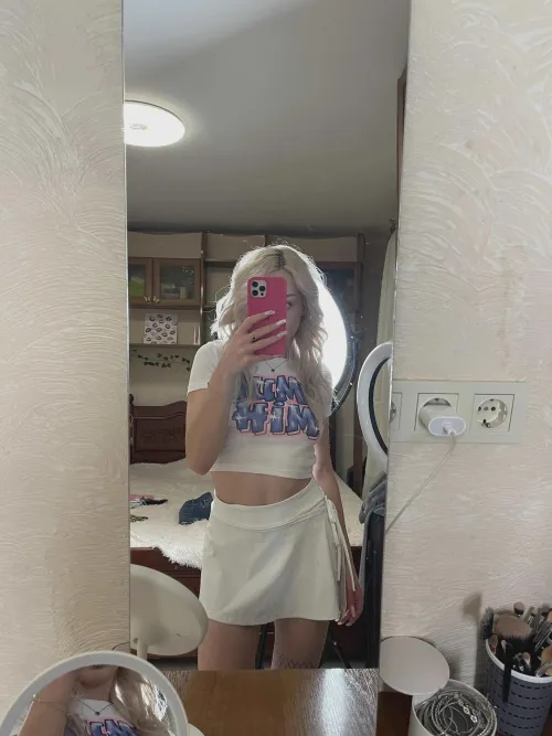 felt pretty in my favorite skirt