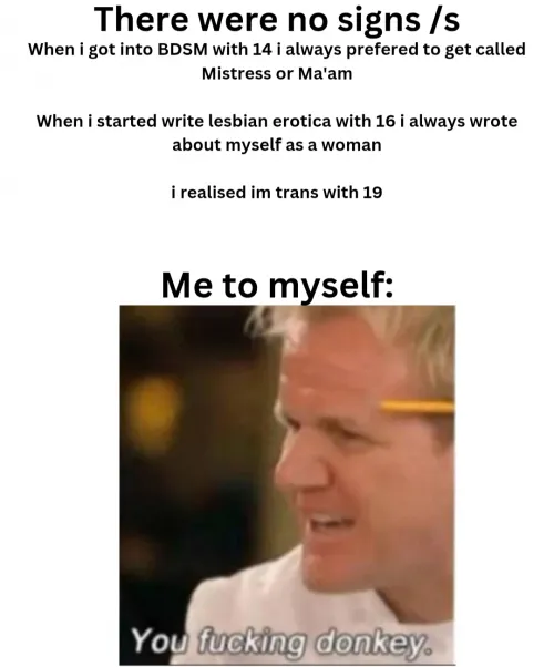 Funny thing, everybody else tells me today they always knew. Great.