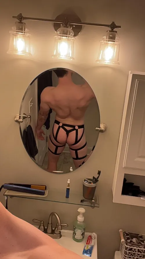 I love wearing lingerie for my girlfriend