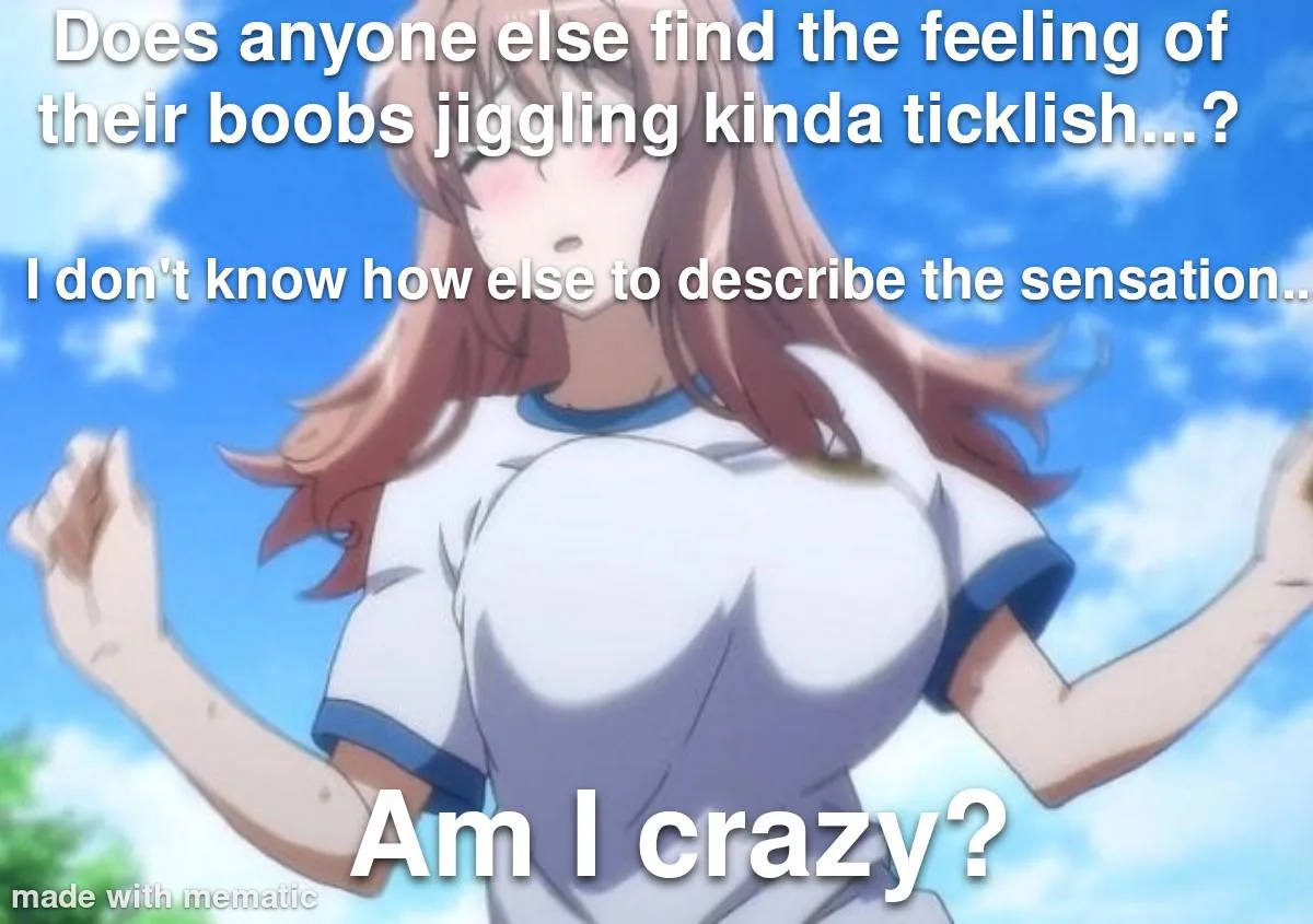 It's like that feeling when someone squeezes your calf.