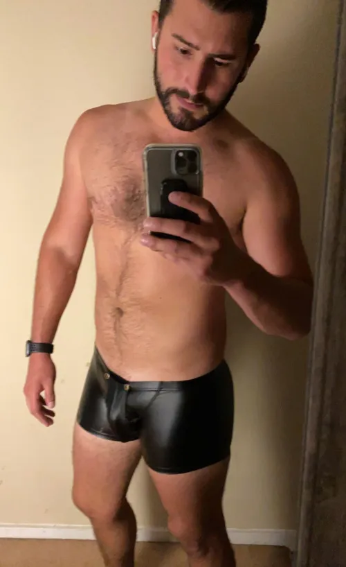 Like my leather shorts?