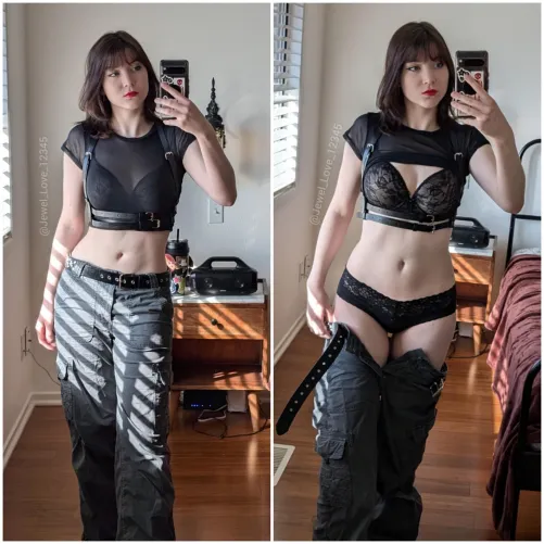 My outfit & what's going on underneath it 😘