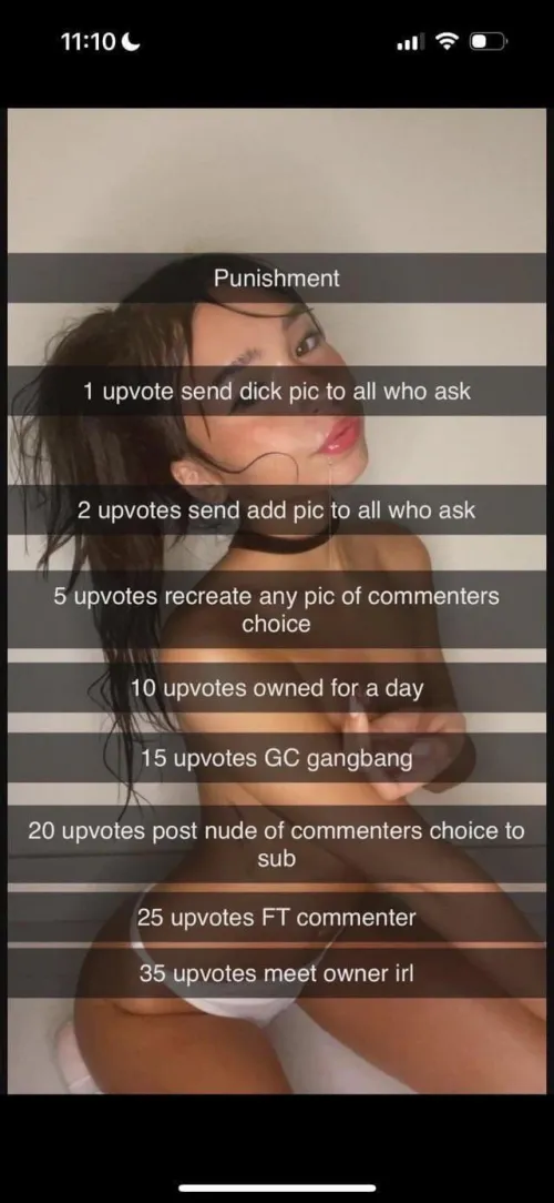 My punishment post xx