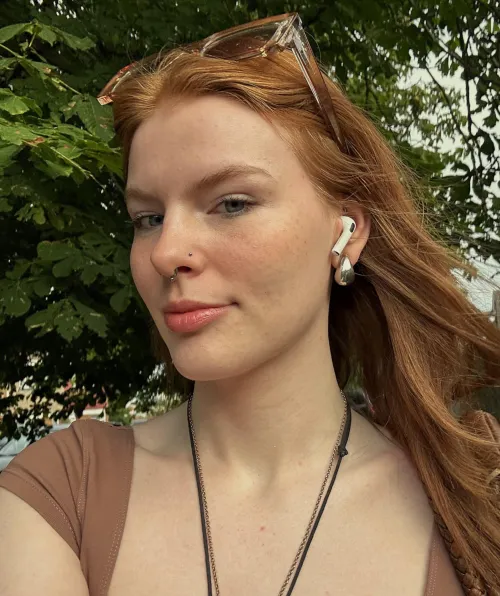 Redhead is enough to add some color