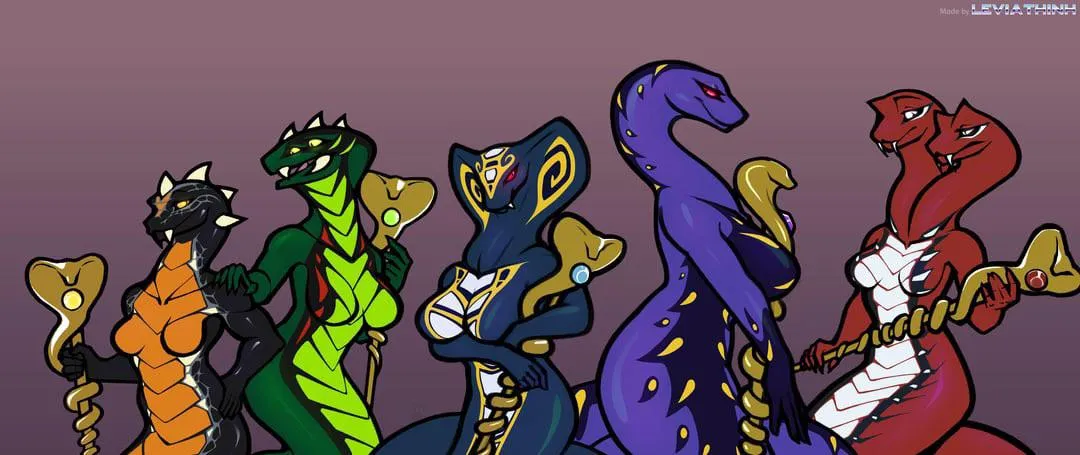 Something seems..familiar about these snakes. [FFFFF] (Leviathinh)