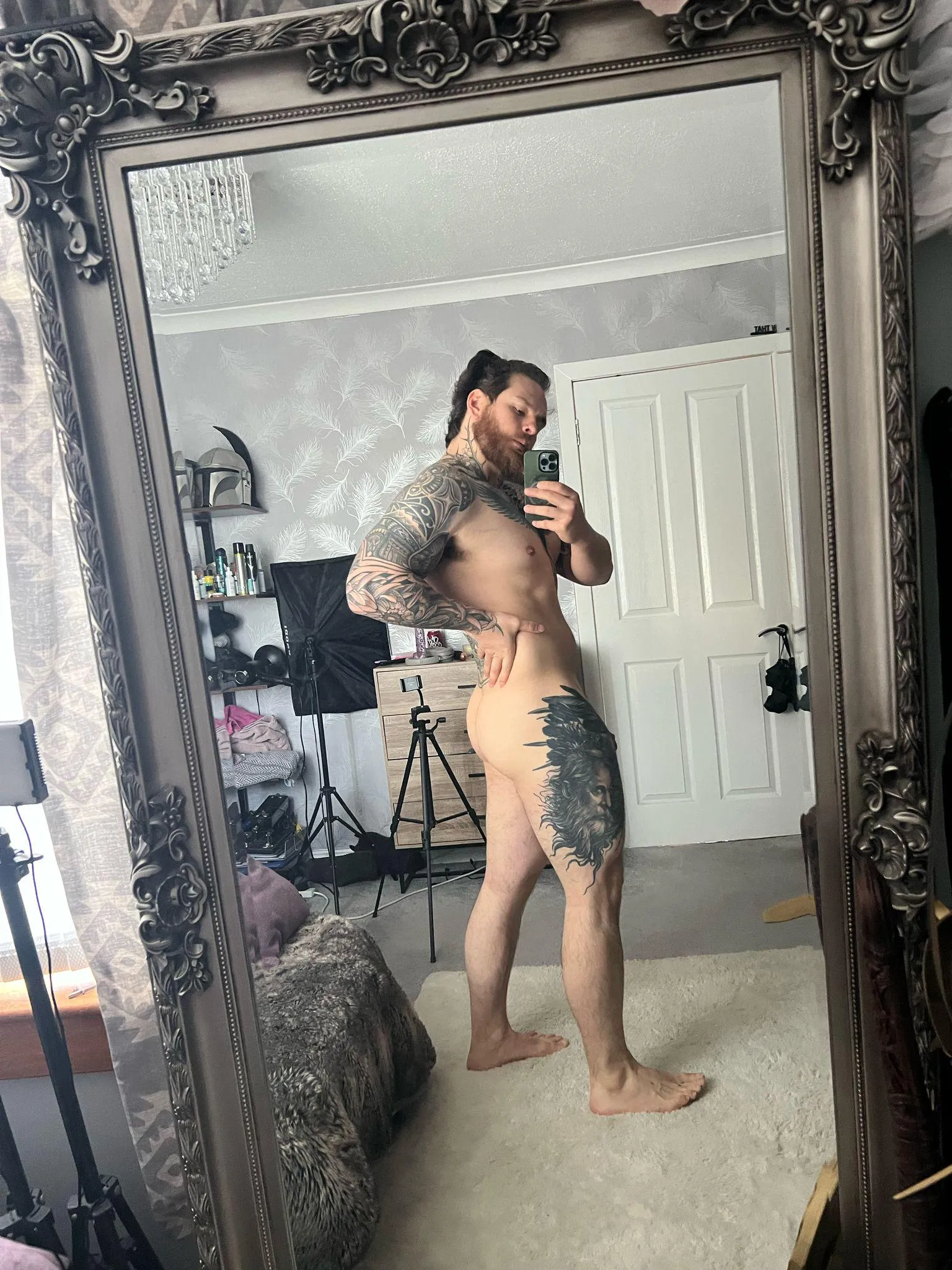 Sorry my back hurts from carrying my love and admiration for you. Please rub it better?