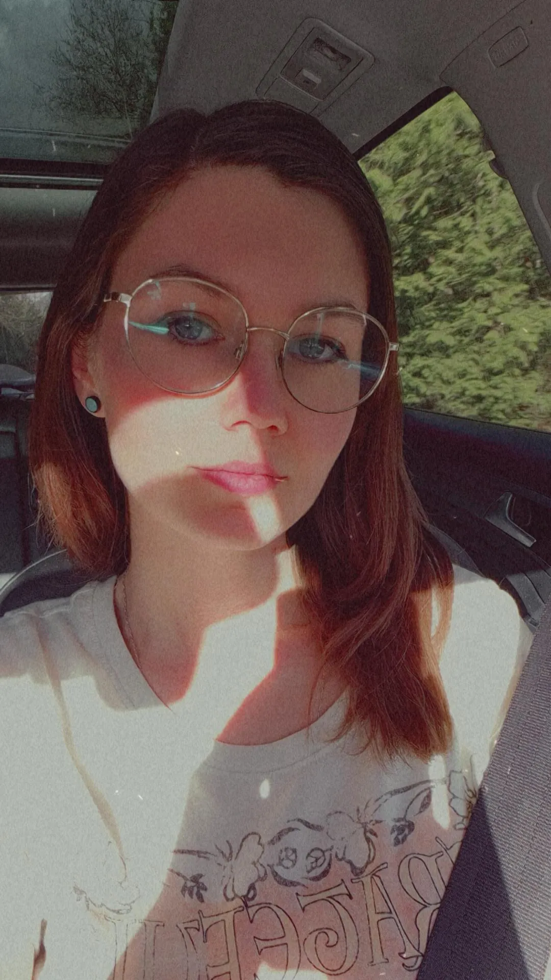 Sun rays hitting my face felt heavenly ☀️