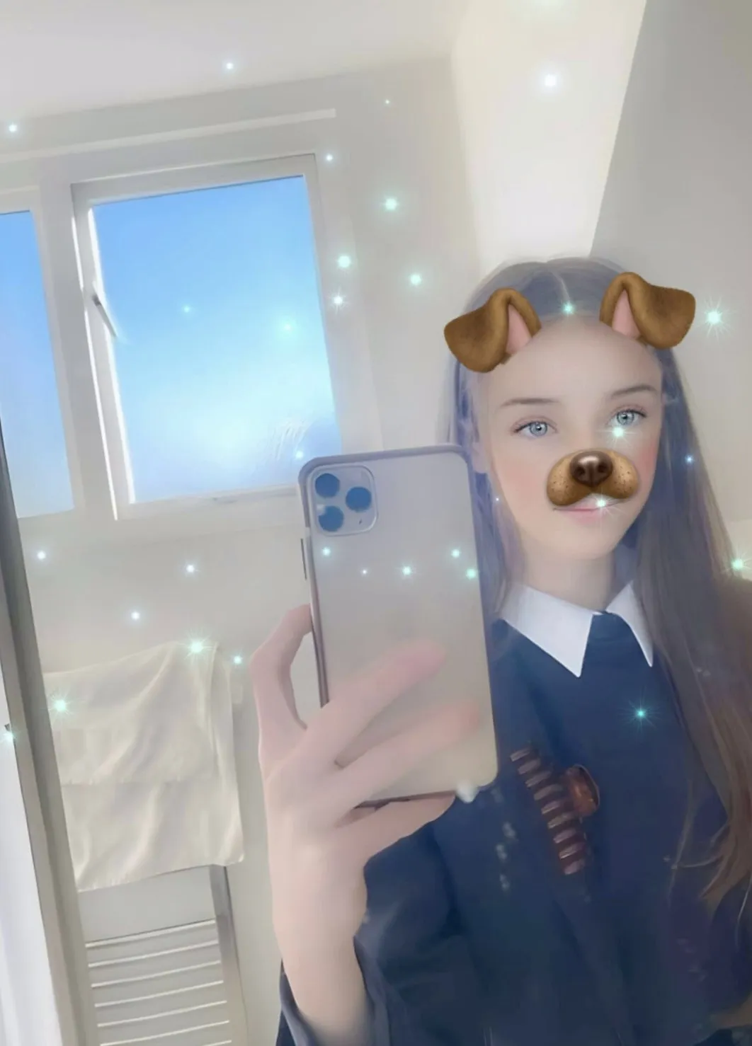 The snapchat filter I used seems to be a bit overexposed lol