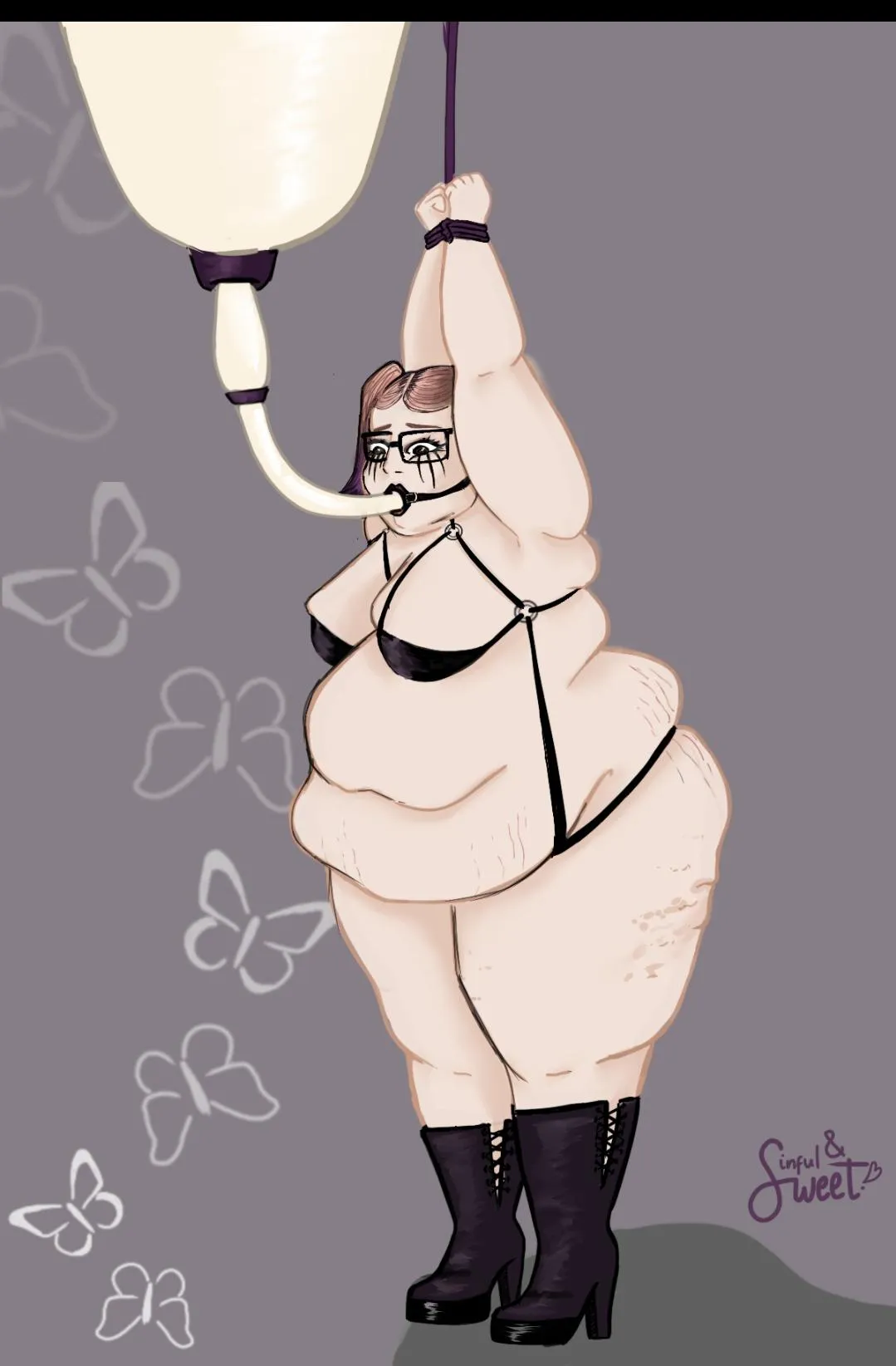 Commision fo me getting force fattened