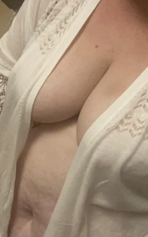 Belly or boobs .. they both make great pillows.